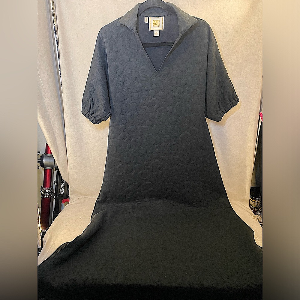 Emily Mcarthy black leopard print dress